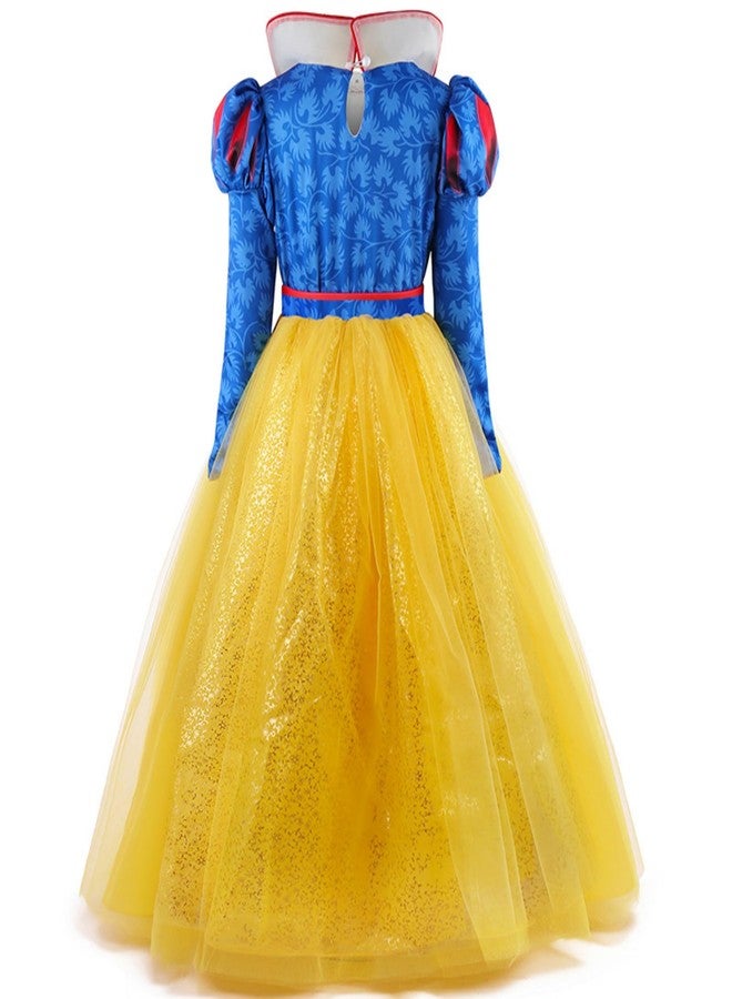 Szytypyl Classic Princess Costume For Girls Birthday Party Fancy Tulle Dress - Image 2